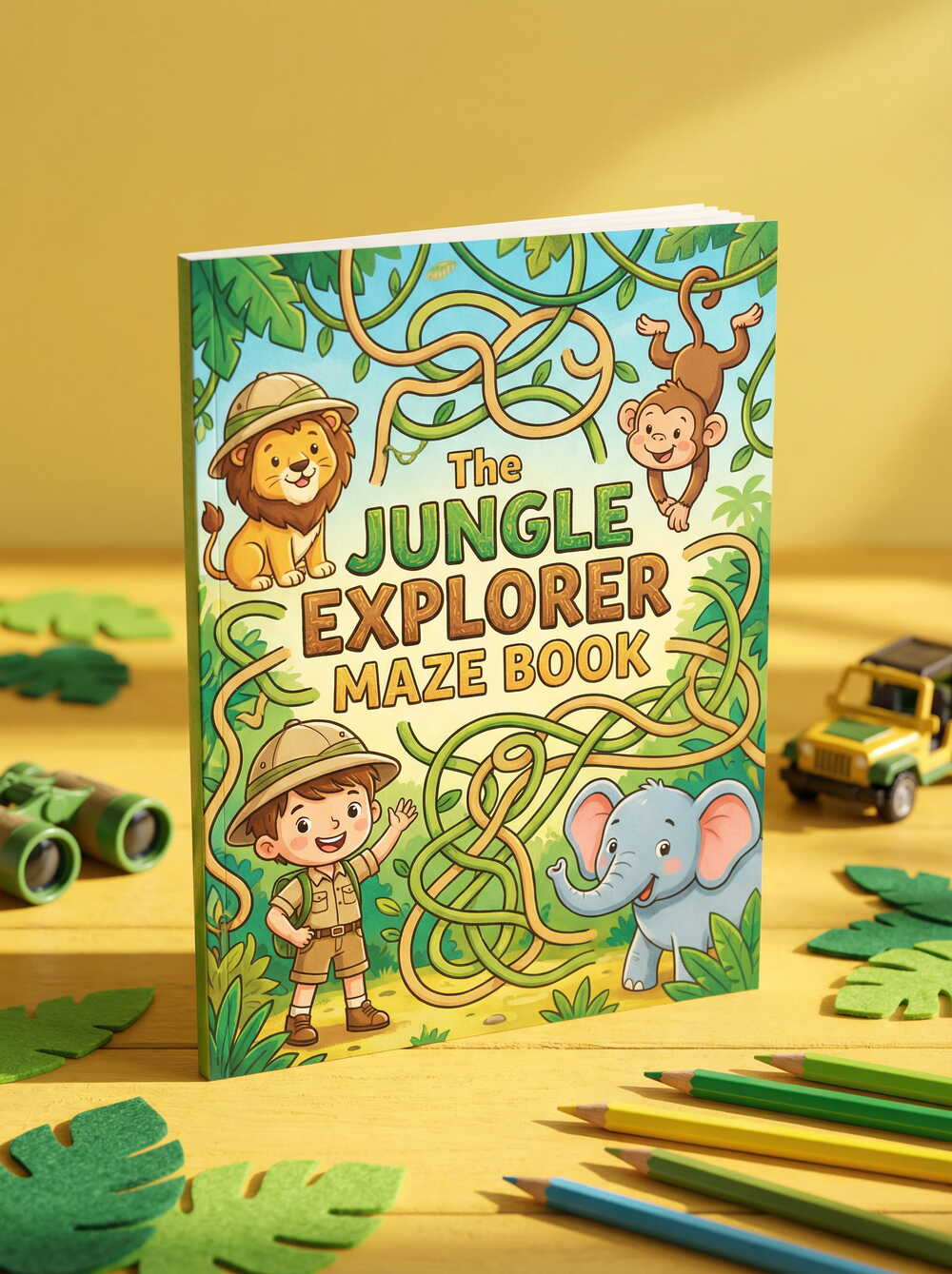 The Jungle Explorer Maze Book